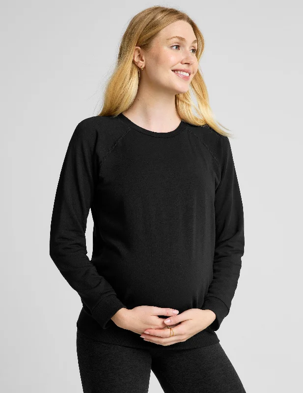 Men’s short-sleeve casual comfort-Favorite Raglan Maternity Pullover