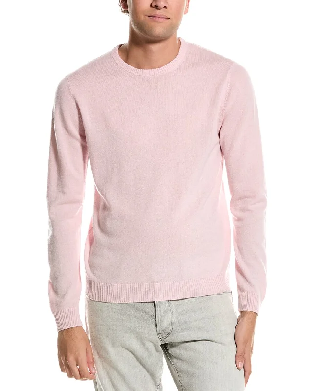 Men’s warm V-neck cardigan-Mette Crewneck Cashmere Sweater