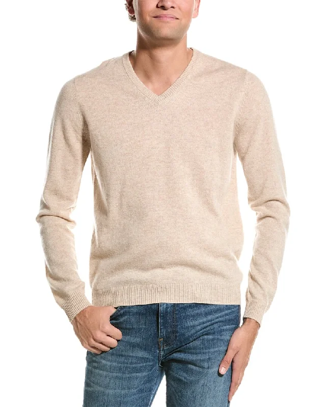 Men’s soft cotton sweater-Mette V-Neck Cashmere Sweater