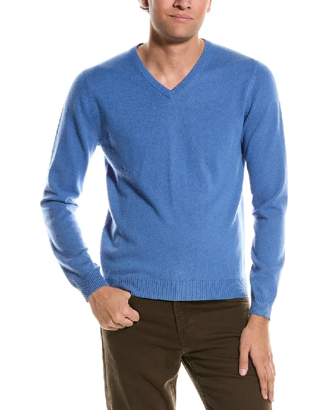 Men’s casual cotton sweater-Mette V-Neck Cashmere Sweater