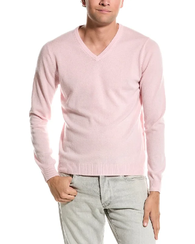 Men’s modern pullover sweater-Mette V-Neck Cashmere Sweater