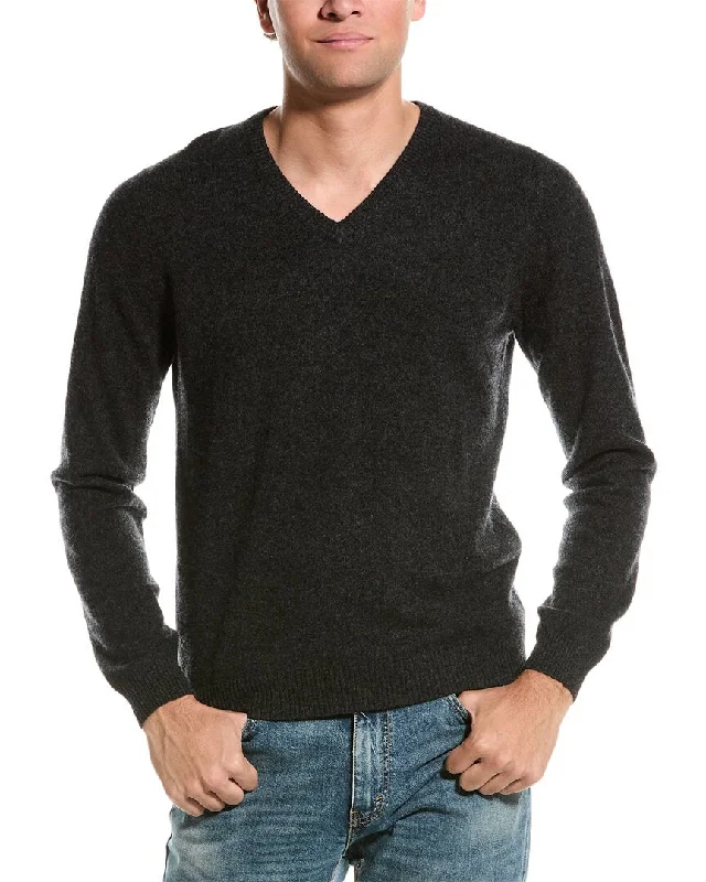 Men’s modern knit cardigan-Mette V-Neck Cashmere Sweater