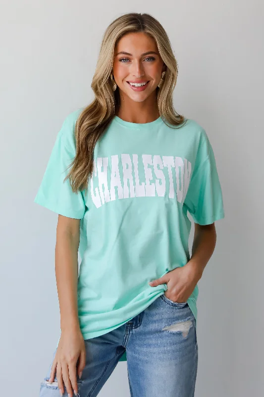 Men’s short-sleeve trendy fit-Mint Charleston Tee