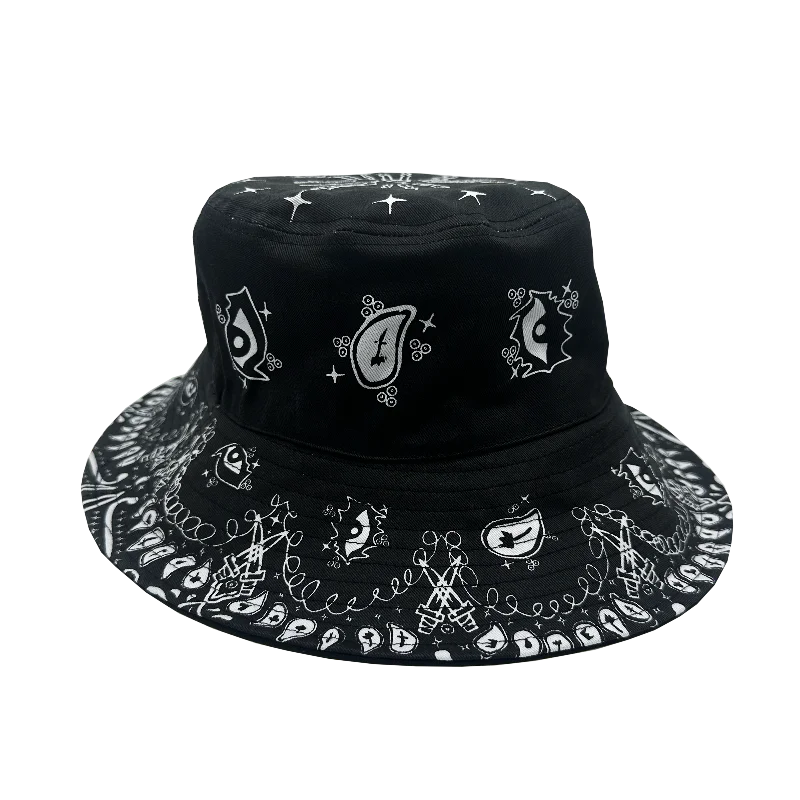 Men’s short-sleeve trendy graphic-PAISLEY BUCKET HAT