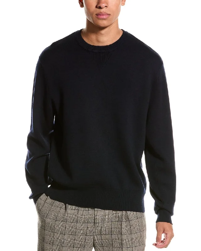 Men’s soft V-neck sweater-rag & bone York Wool-Blend Crewneck Sweater