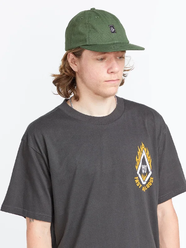 Men’s oversized short-sleeve tee-Ramp Stone Adjustable Hat - Fir Green