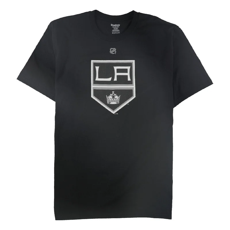 Men’s short-sleeve lightweight design-Reebok Mens La Kings Graphic T-Shirt