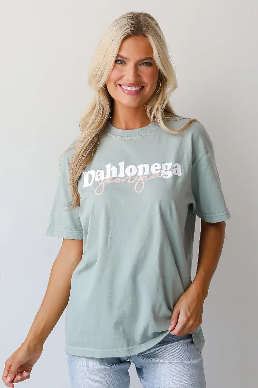 Men’s short-sleeve casual vibe-Sage Dahlonega Georgia Script Tee