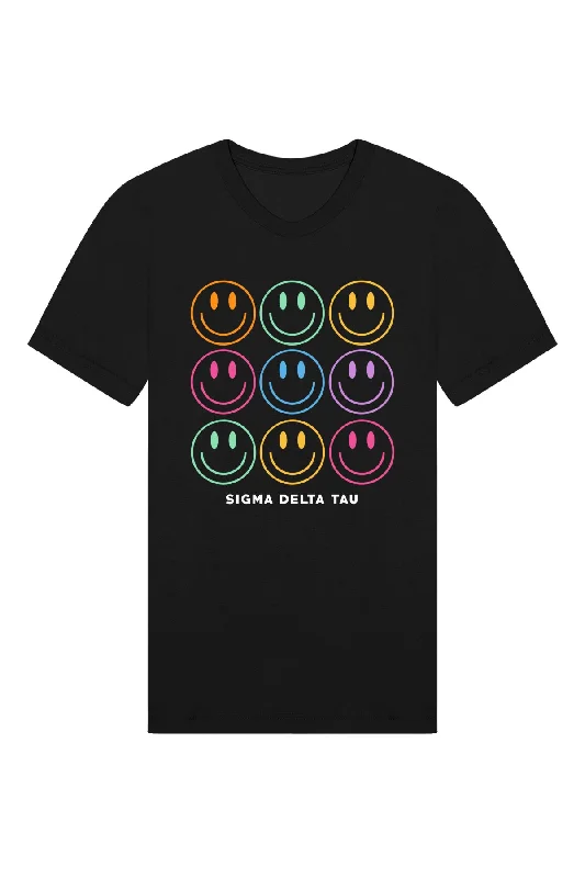 Men’s short-sleeve stylish tee-Sigma Delta Tau All Smiles Tee