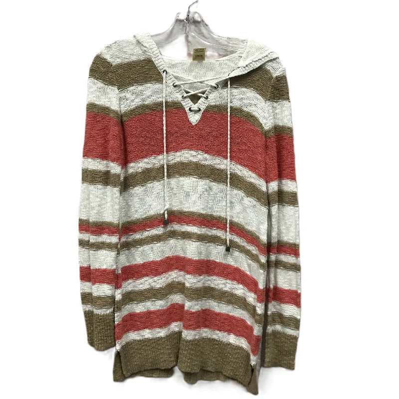 Men’s classic V-neck sweater-Sweater By Faded Glory In Coral, Size: S