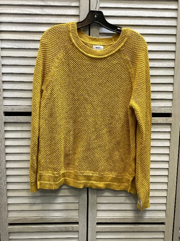 Men’s casual wool sweater-Sweater By Old Navy In Yellow, Size: Xl