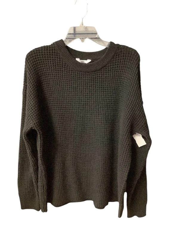 Men’s modern crew sweater-Sweater By Time And Tru In Black, Size: 1x