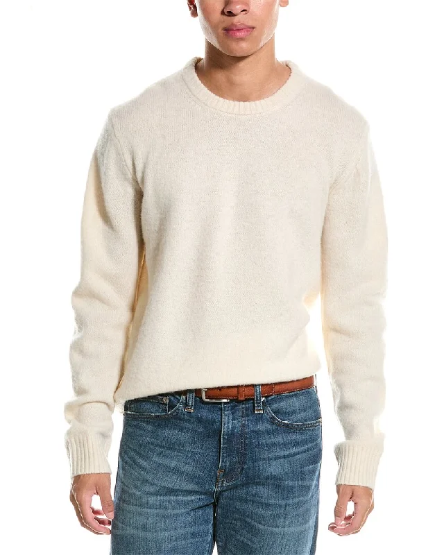 Men’s stylish crew neck-Todd Snyder Wool Crewneck Sweater