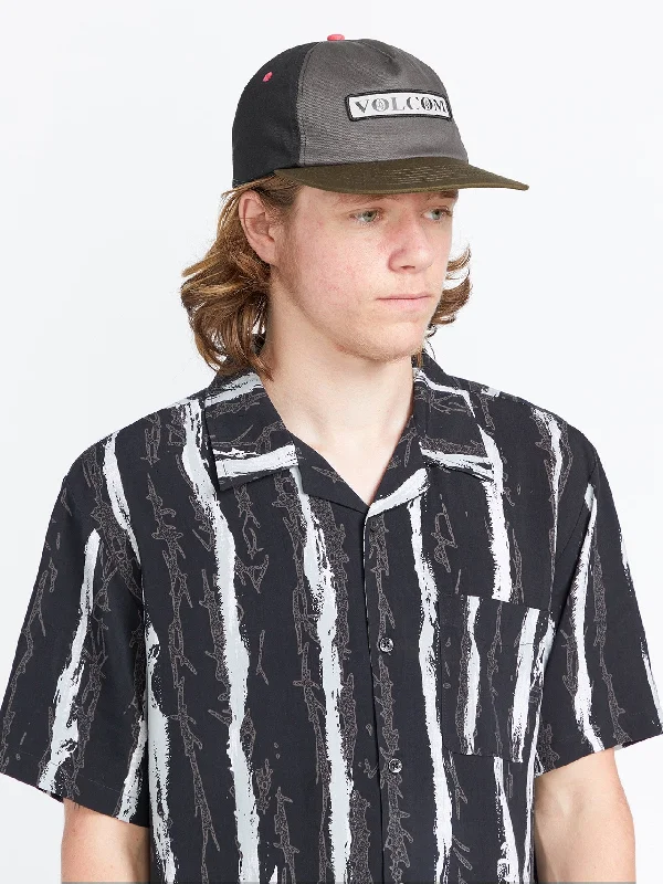 Men’s short-sleeve breathable design-Volcom Entertainment Hockey Dad Adjustable Hat - Pewter