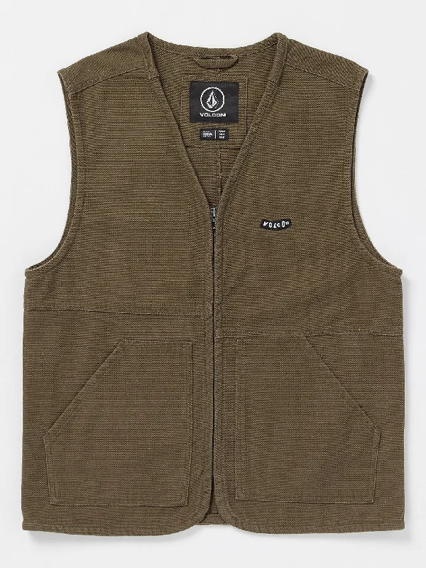 Men’s short-sleeve neutral tone-Vestos Vest - Bison