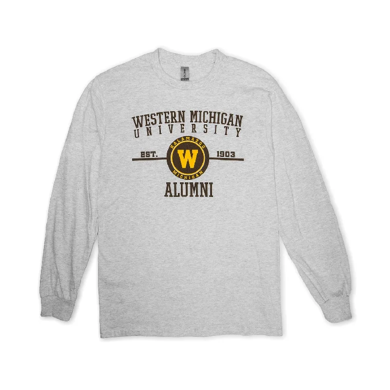 Men’s short-sleeve quick-dry shirt-Western Michigan Alumni Long Sleeve Tee