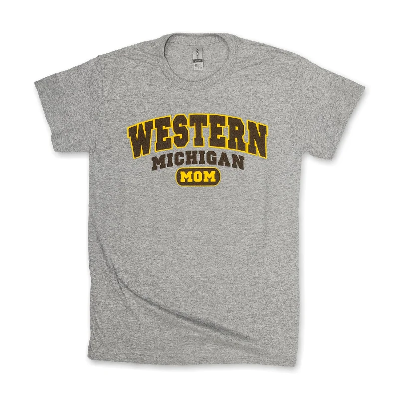 Men’s short-sleeve performance top-Western Michigan Mom Tee