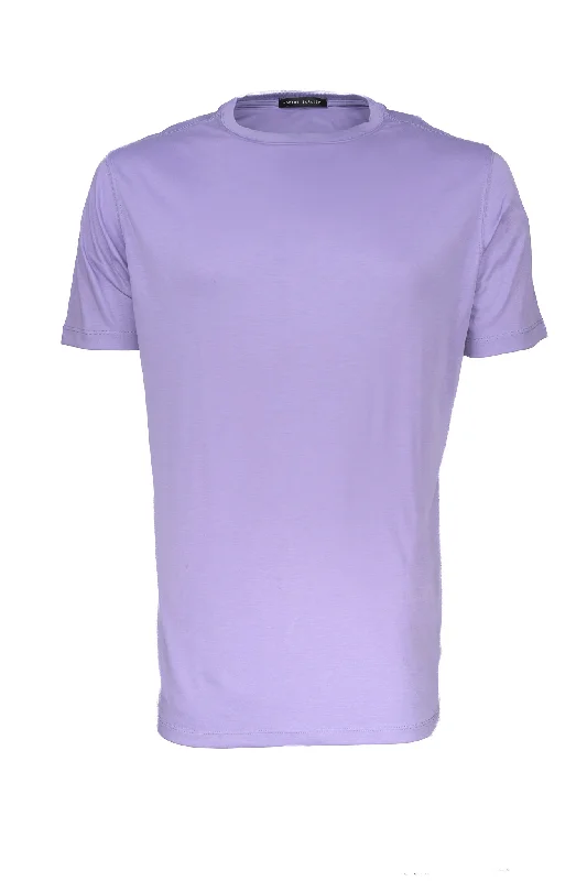 Men’s short-sleeve bold color-Robert Barakett T-Shirt Lavender Leaf