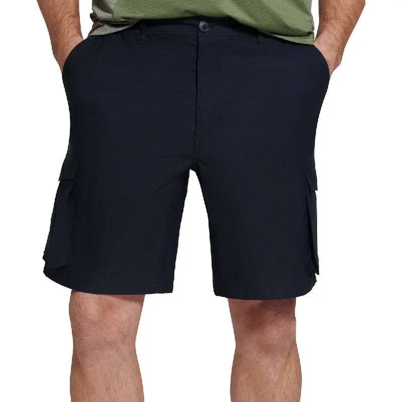 Men’s relaxed-fit black pants-Bass Outdoor Men's Cargo Shorts Black Size X-Large