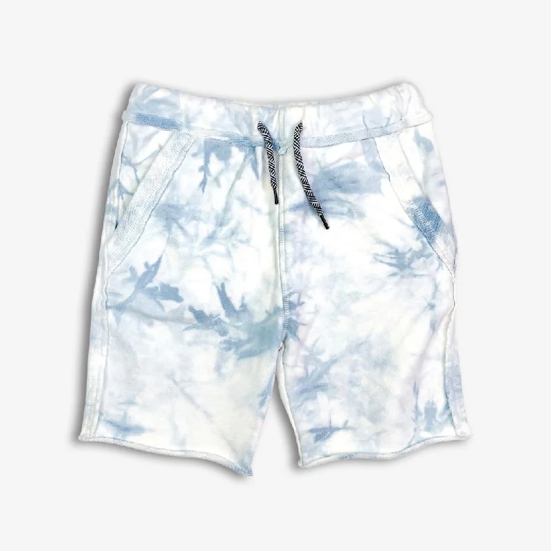 Men’s slim-fit dress pants-Brighton Shorts | Sky Tie-Dye