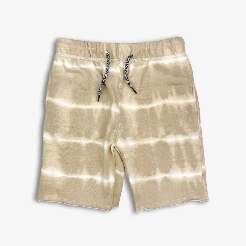 Men’s comfortable straight pants-Camp Shorts | Sand Stripe