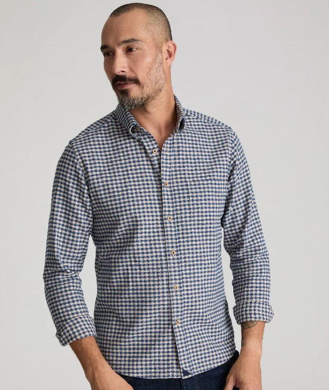 Men’s tailored casual shirt-Flannel Cerasuolo Shirt