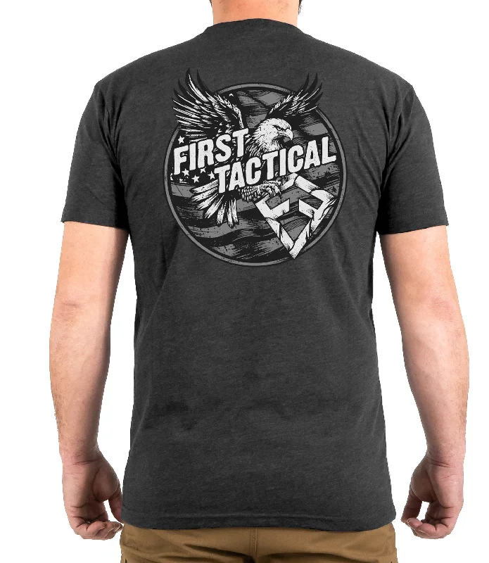 Men’s short-sleeve cool print-Circle Eagle T-Shirt