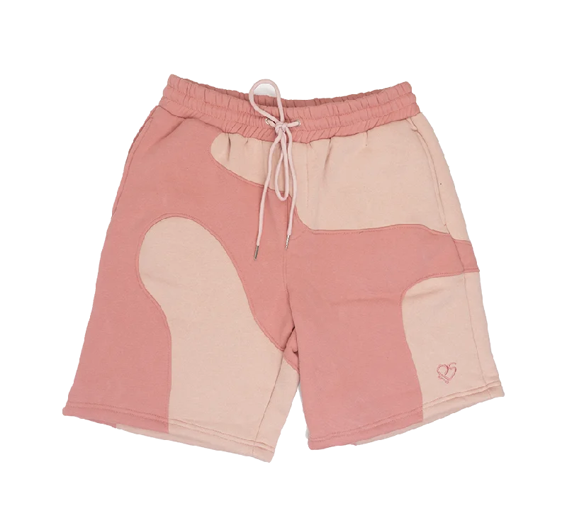 Men’s modern dress jeans-EPTM MARBLE SWEATSHORTS PINK - B022522