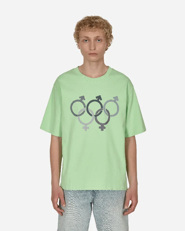 Men’s oversized short-sleeve tee-Olympics Sex T-Shirt Green