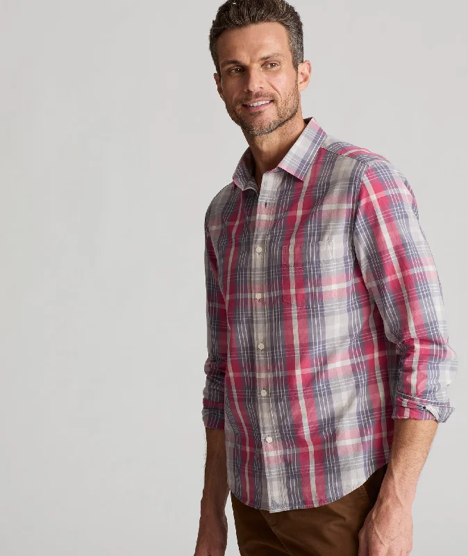 Men’s business denim shirt-Heritage Plaid Estephe Shirt