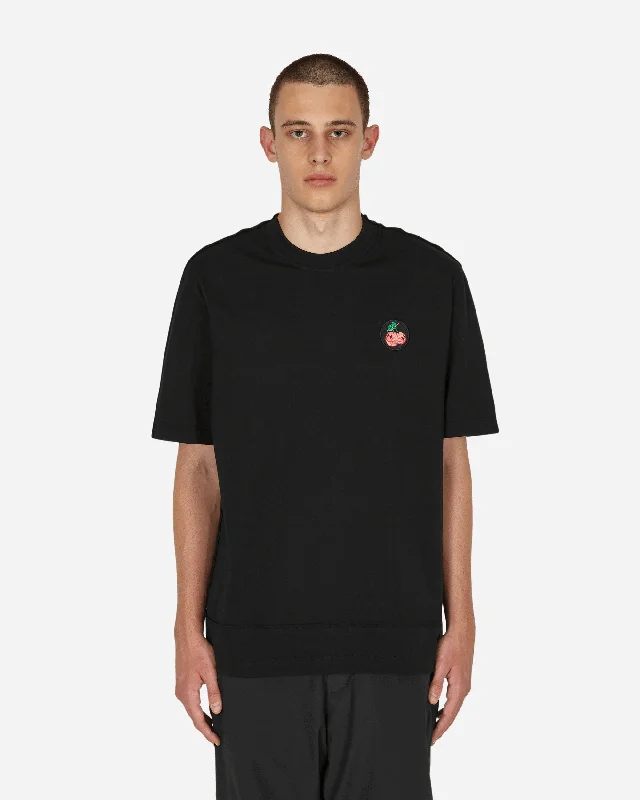 Men’s short-sleeve relaxed design-Cherries T-Shirt Black