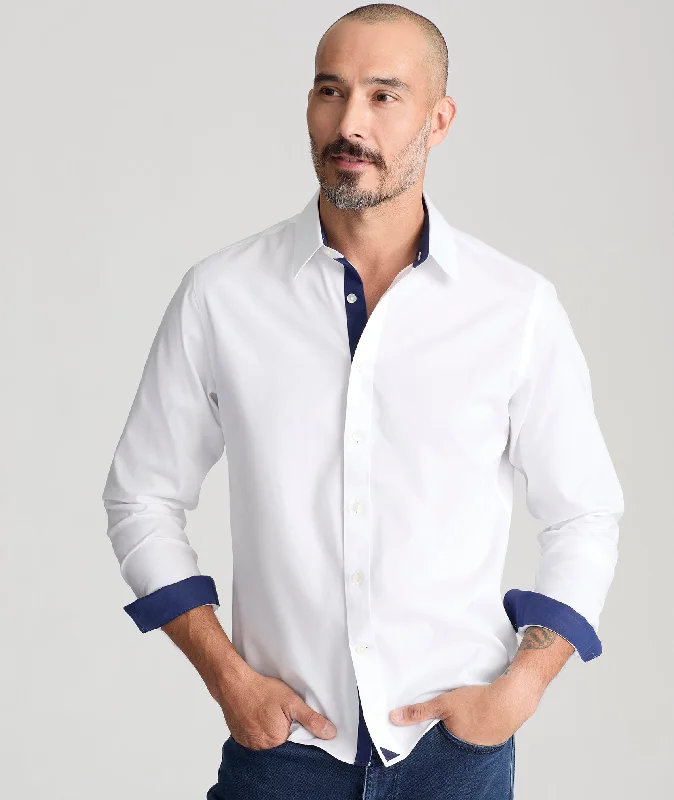 Men’s short-sleeve Oxford shirt-Wrinkle-Free Las Cases Special Shirt