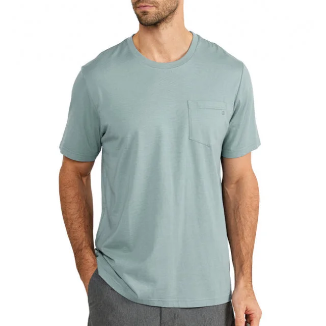 Men’s short-sleeve relaxed tee-Men's Bamboo Heritage Pocket Tee