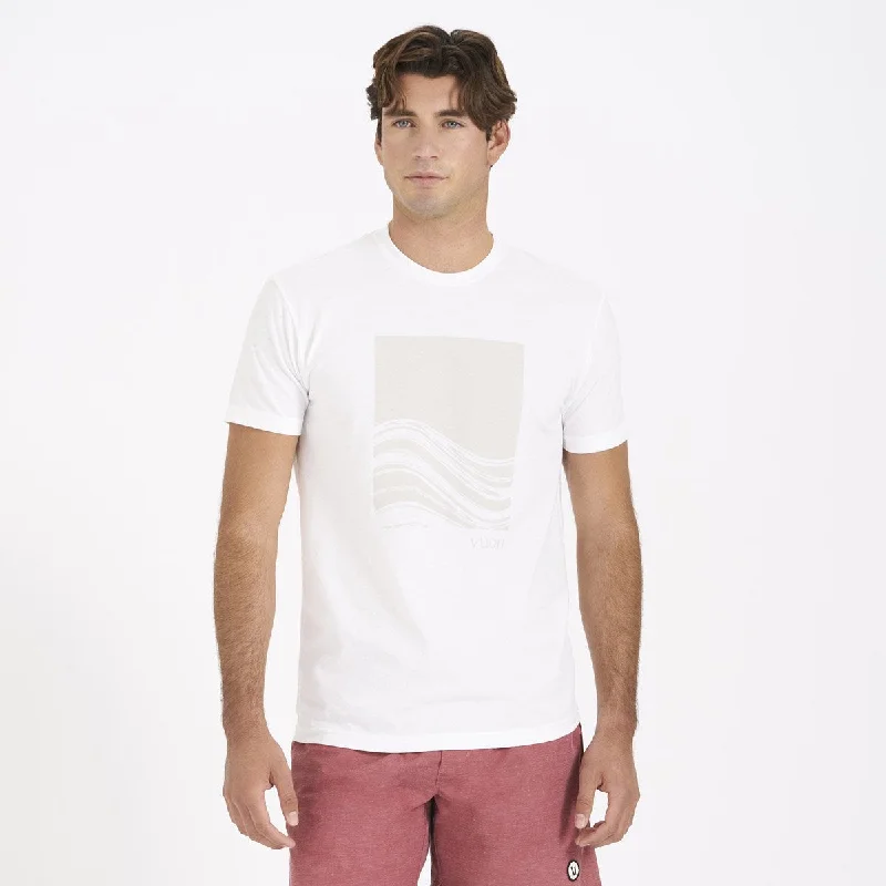 Men’s short-sleeve urban style-Men's Wave Block Tee