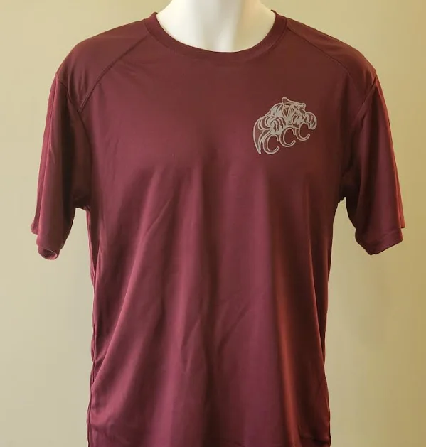 Men’s graphic short-sleeve top-Maroon B-Core Tee S/S