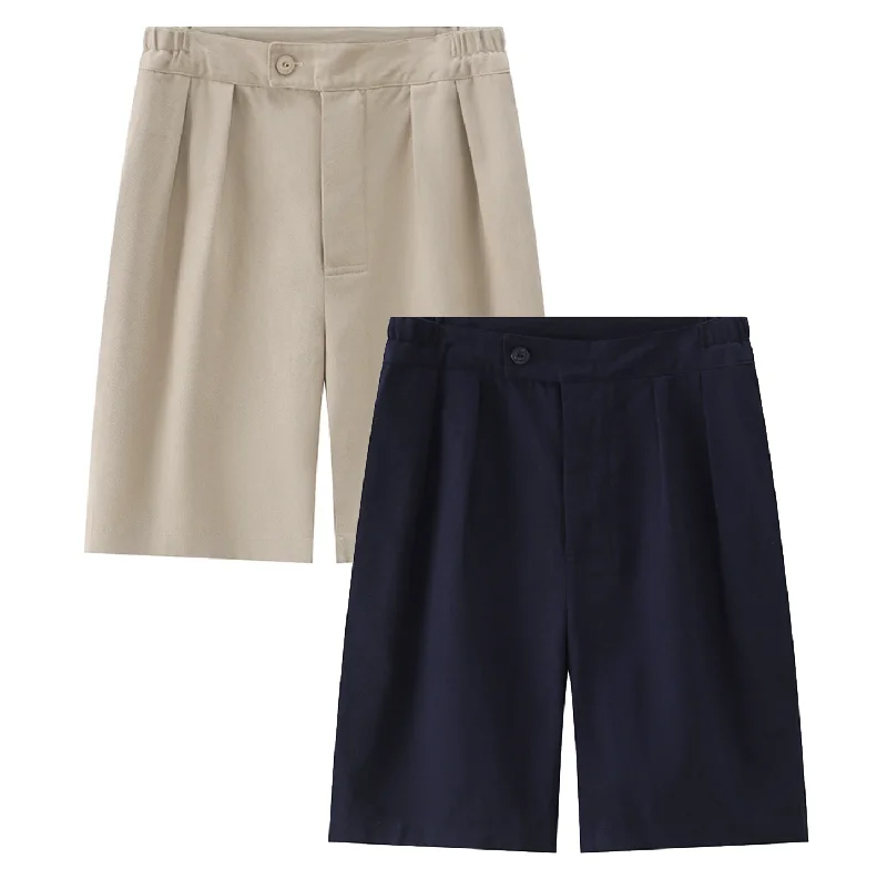 Men’s casual jogger jeans-MCNAIRY & CO ASSORTED TWILL SHORTS - RUGBY