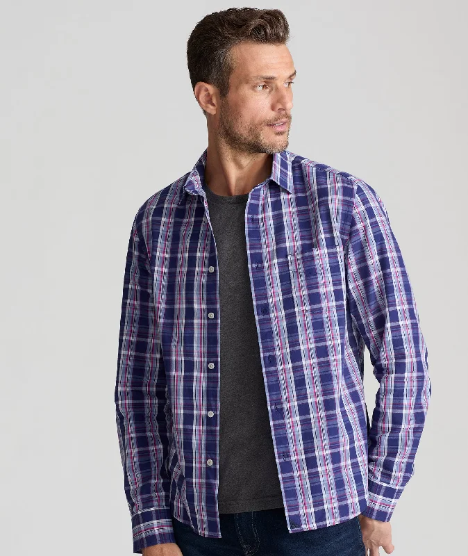 Men’s patterned Oxford shirt-Heritage Plaid Medoc Shirt