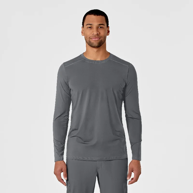 Men’s short-sleeve classic fit-Men's Performance Long Sleeve Tee - Pewter