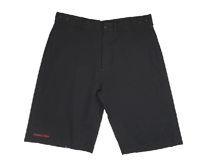 Men’s stretch jogger pants-MITCHELL & NESS TENNIS SHORTS BLACK - MQS604