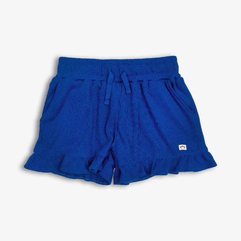 Men’s tailored jogger pants-Natalie Shorts | Cobalt Blue