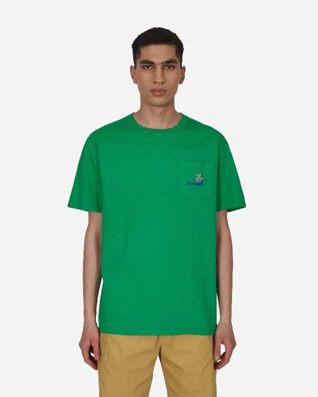 Men’s short-sleeve everyday wear-Florist Pocket T-Shirt Green