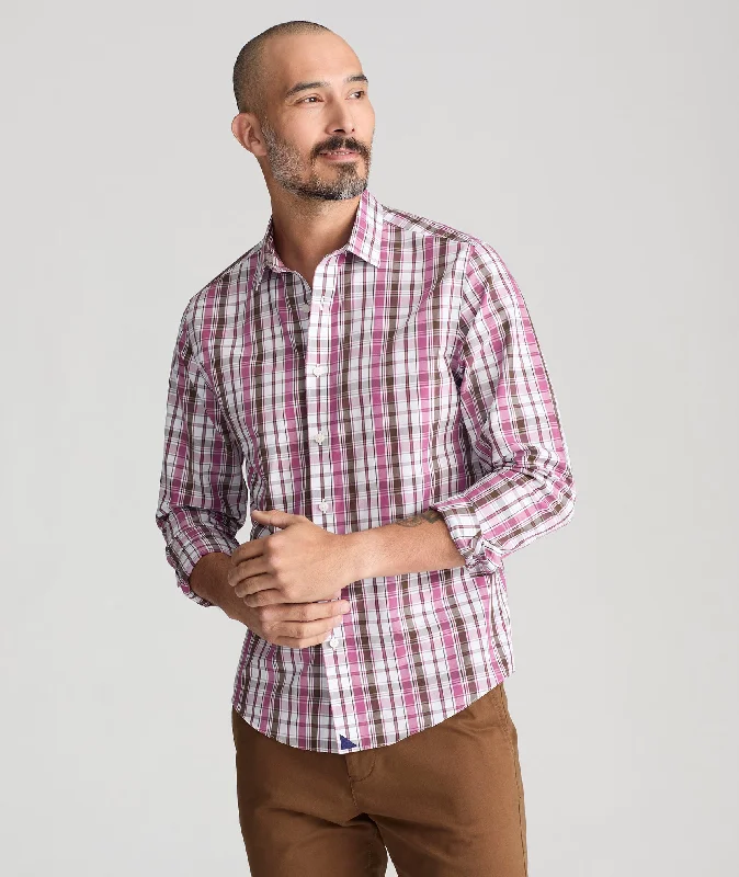 Men’s short-sleeve denim shirt-Wrinkle-Free Parrish Shirt