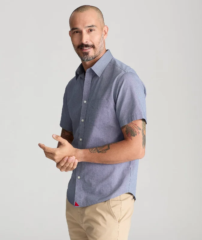 Men’s lightweight summer shirt-Wrinkle-Free Short-Sleeve Petrus Shirt