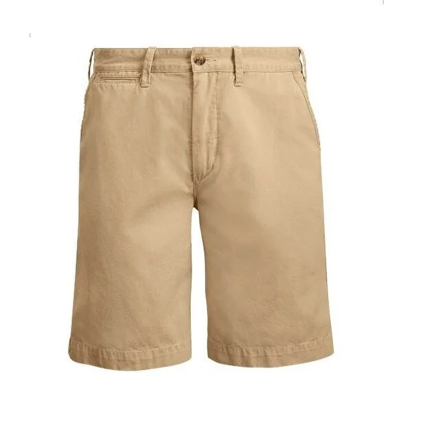 Men’s lightweight dress pants-Polo Ralph Lauren Men's Big Tall Classic-Fit Rugged Boating Shorts Khaki Size 50B - Beige - XXL