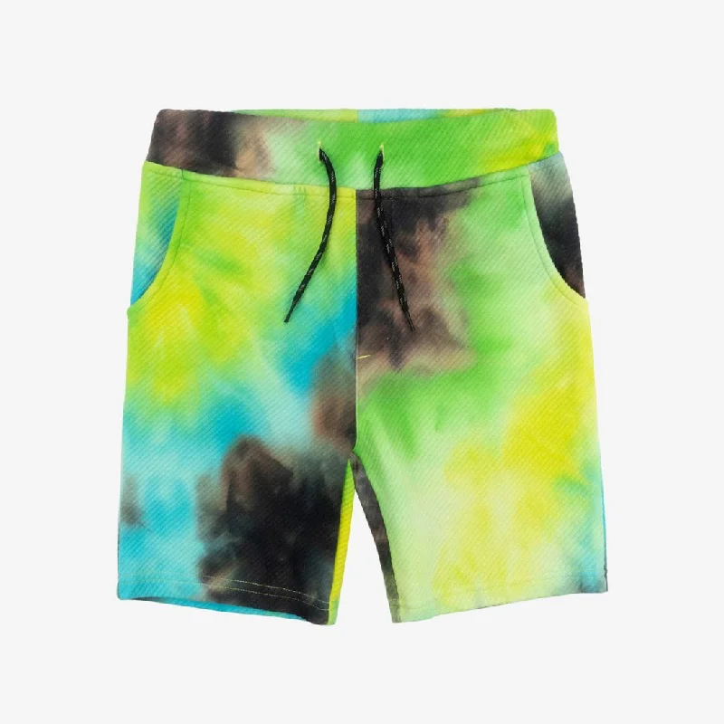 Men’s stretch straight jeans-Preston Shorts | Rio Tie Dye