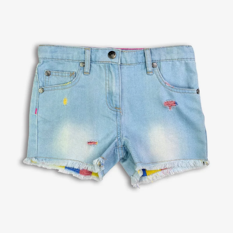 Men’s lightweight cargo pants-Rhodes Shorts | Light Blue Denim