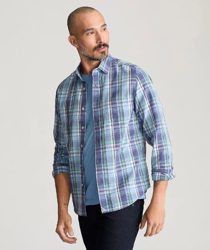 Men’s lightweight flannel shirt-Heritage Plaid Rombauer Shirt