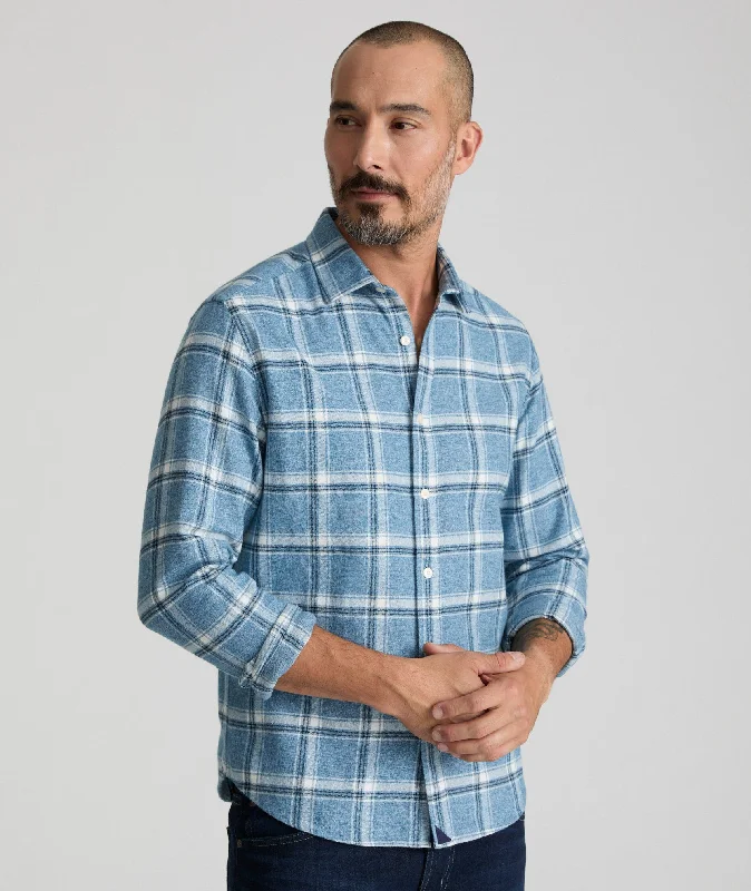 Men’s breathable dress shirt-Flannel Salentino Shirt