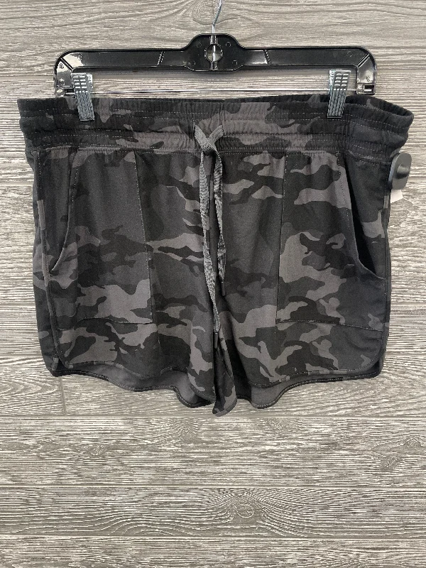 Men’s modern cargo pants-Shorts By Athletic Works In Camouflage Print, Size: L