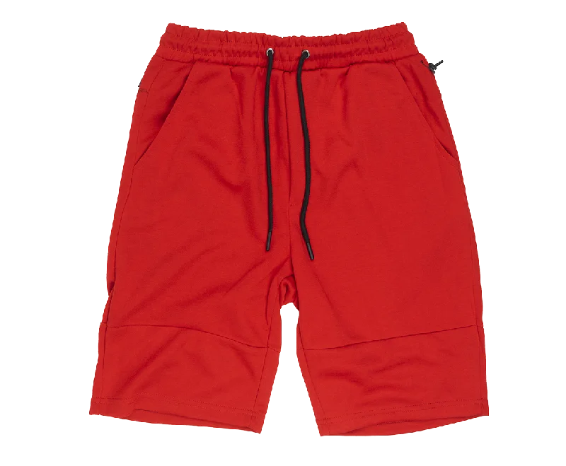 Men’s tailored straight jeans-TRUE BORN ATHLETIC SHORTS RED - TS723